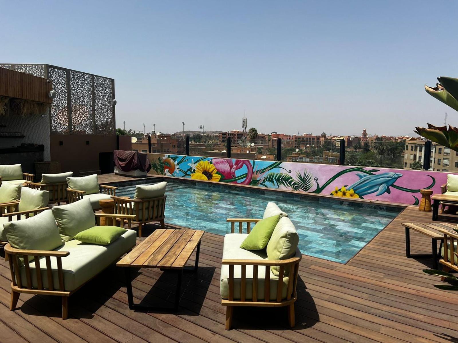 Hotel Le Rocher Marrakech Marakéš Exteriér fotografie